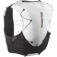 Salomon - Gilet de trail - Adv Skin 12 Race Flag Set Black/White - Taille S - Blanc