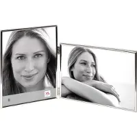 Walther design Chloe 2x10x15 1 Vertical 1 Horizontal Photo Photo Frame Noir