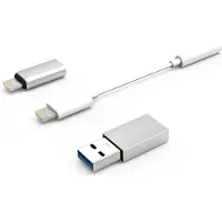CoolBox Câble USB COO-CKIT-APPL Blanc