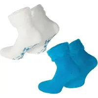 Normani Chaussettes 'Dream' crème / bleu