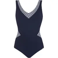 Sunflair Maillot de bain bleu foncé / blanc