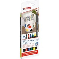 Edding 4200 Feutre pour porcelaine ensemble de 6 Family