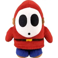 TOGETHER , peluche Super Mario Shy Guy 17cm, rouge