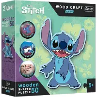 Disney Puzzle en bois junior Lilo & Stitch 50 pièces