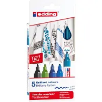 Edding Peinture de marqueurs textiles (BU1208610003) (5x)