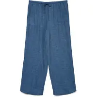 Vero Moda Pantalon 'VMMelaney' bleu chiné