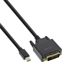 InLine - Câble adaptateur - Mini DisplayPort (M) pour DVI-D (M) - 50 cm - noir