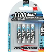 Ansmann 5035232 1x4 Batterie NiMH 1100 Micro AAA 1050 mAh