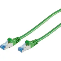 S-Conn Câble patch cat6A S/FTP PIMF vert 7,5m