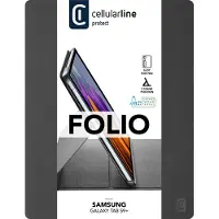Cellularline Etui pour tablette Samsung Folio de Cellular Line (Samsung Galaxy Tab S9+), Étui pour tablette, Noir