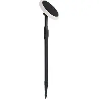 V-TAC Lampe solaire de jardin - IP65 Waterproof - Blanc + Noir - 3W - 260 Lumens - 4000K