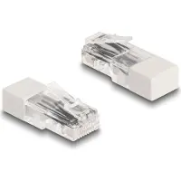 DeLOCK RJ45 Stecker mit Abschlusswiderstand 120 Ohm weiß