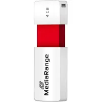 MediaRange Mr970 Lecteur Usb Flash 4 Go Usb Type-a 2.0 Rouge, Blanc