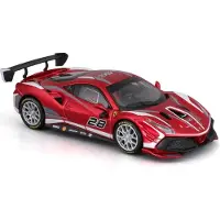 Bburago Miniatures montées - Burago - Ferrari 488 Challenge EVO - Rouge - Échelle 1/43 - 2020
