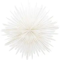 Ebuy24 Sälen étoile de Noël avec lumière papier Ø100 cm suspension blanc.