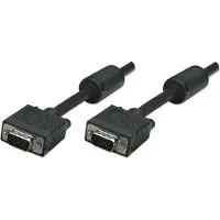 Manhattan SVGA 1.8m câble VGA 1,8 m VGA (D-Sub) Noir