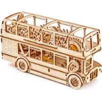 Wooden.City kit de construction d'un bus londonien en bois naturel 216 pièces