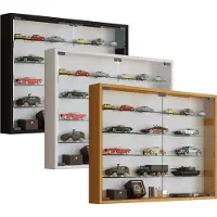 VCM Bois verre suspendu vitrine murale collectionneur vitrine Mandosa L Bois verre suspendu vitrine murale collectionneur vitrine Mandosa L