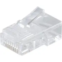 Shiverpeaks Connecteur modulaire BASIC-S RJ45, non blindé 8 pôles, 8 contacts occupés, contacts dorés, en