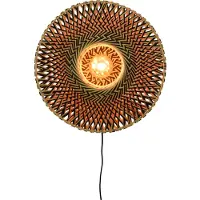 Good&Mojo - Applique Bali - Bambou/Noir - Ø44cm