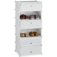 Relaxdays Armoire à chaussures (49 x 37 x 107 cm)