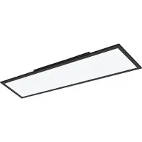 Eglo connect.z Smart-Home Panneau LED Salobrena-Z, L x l 120 x 30 cm, ZigBee, App etvocale, couleur de lumière réglable, intensité lumineuse variable, noir