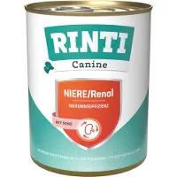 Rinti Canine Niere/Renal Beef - nourriture diététique au boeuf pour chiens en cas d'insuffisance rénale - 800 g