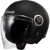 LS2 OF620 Classy Solid Mat Noir Casque Jet Taille XS