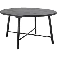 Creative Collection Table De Salle À Manger Lope | Noir | Acacia | 82050304