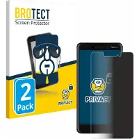 BROTECT Film anti-regards Anti-Spy Privacy Film de protection contre la lumière bleue (Nokia 6.1), Téléphone portable : film de protection, Bleu