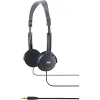 JVC Casque supra-auriculaire pliable HA-L50-B-E (ANC, Filaire), Écouteurs, Noir