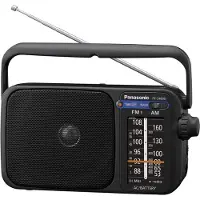 Panasonic Rf-2400deg Radio Noir One Size / EU Plug 220V