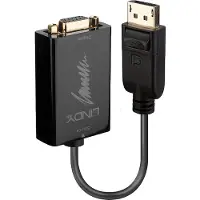 Lindy DisplayPort to VGA Adapter adaptateur vidéo externe - noir