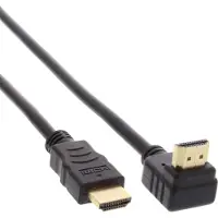 InLine HDMI (Typ A) — HDMI (Typ A) (0.30 m), Câble vidéo, Noir
