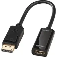 Lindy Adaptateur - - DisplayPort vers HDMI - UHD 4K - 15cm - Passif