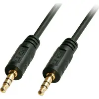 Lindy Premium - Câble audio - mini-phone stereo 3.5 mm mâle pour mini-phone stereo 3.5 mm mâle - 3 m - blindé - noir - moulé