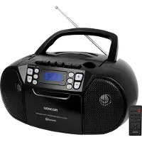 Sencor SPT 3907 B, Digital, FM, 87.5 - 108 MHz, Lecteur, CD-R, CD-RW, Aléatoire, Répétition