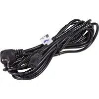 Akyga AK-PC-05 CEE7/7 IEC C13 (5 m), Câble d'alimentation, Noir