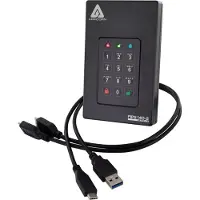 Apricorn Aegis Fortress L3 - disque dur - crypté - 2 TB - externe (portable)