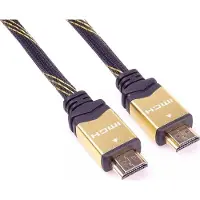 PremiumCord HDMI - HDMI 5 m aukso spalvos (kphdm2q5) (5 m), Câble vidéo, Or