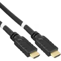 APC Câble HDMI High Speed avec Ethernet 15m, avec amplificateur, 4K@60Hz, blindage 3x, M/M, connecteurs plaqués or