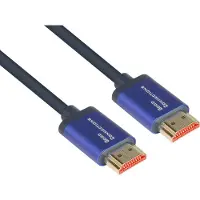 GOOD CONNECTIONS GC 4521-SF005B HDMI A pc > pc flex 8Ka60 Hz 0.5m bleu (0.50 m), Câble vidéo, Bleu
