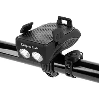 Krüger&Matz Support de vélo Kruger&Matz XT 50 pour téléphone, batterie externe, lampe torche et sonnette