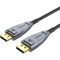 UNITEK C1616GY Câble DisplayPort (10 m), Câble vidéo, Noir, Gris