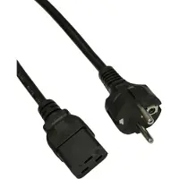 Akyga Câble d'alimentation - - AK-UP-01 - 1,8 m - C19 - Schuko CEE 7/7