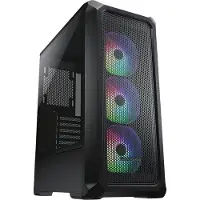 Cougar Archon 2 Mesh Case PC Midi Tower Black RGB Tempered Glass ATX/mATX/Mini-ATX