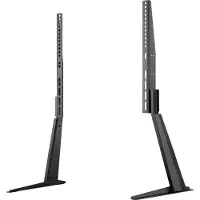 Goobay 6x 58525 Basic Pieds pour TV, noir - Support pour téléviseurs et moniteurs entre 32 et 70 pouces (81-178 cm) jusqu'à 50 kg, inclinable