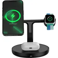 Baseus Inductive Charger Stand 3W1 15W Magsafe ( Black )