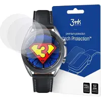 3MK Lot de 3 verres hybride pour montre 3MK Samsung Galaxy Watch 3 FlexibeGlass - transparent - TU