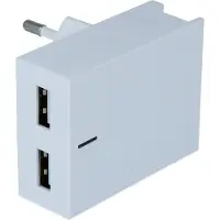 Swissten Network Adapter Smart Ic 2X Usb 3A Power + Data Cable Usb/Lightning 1.2 M White